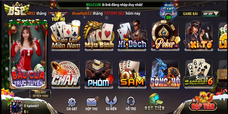 B52Club gây sốt thị trường với game bài đẳng cấp quốc tế